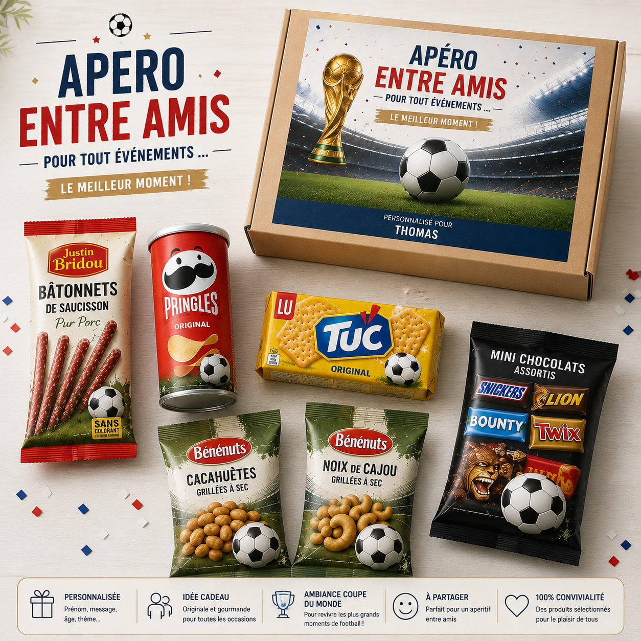 Box Apéritif Personnalisée Adulte