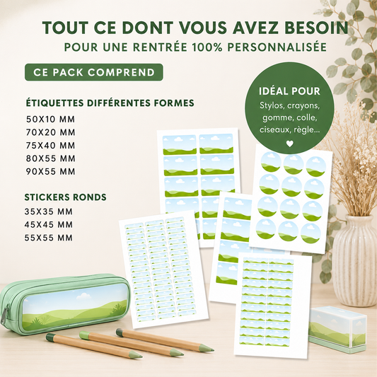 Pack Rentrée Scolaire Personnalisé