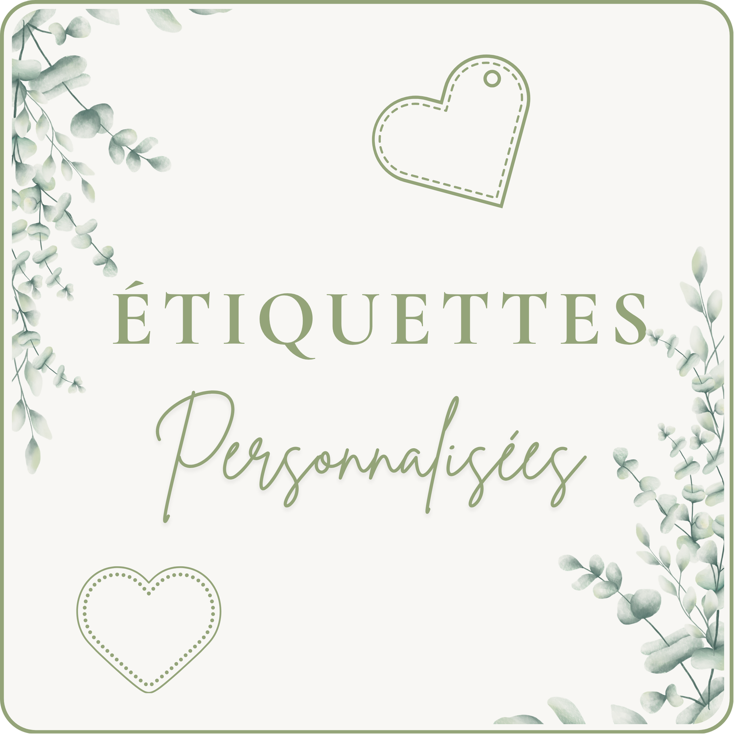 Étiquettes personnalisées