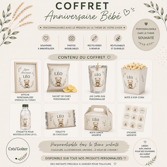 Coffret Anniversaire Bébé