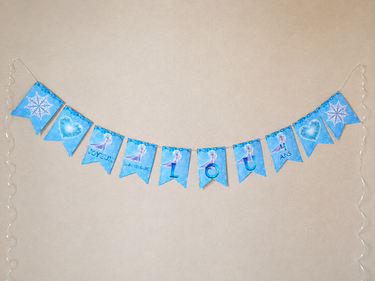 Banderole Personnalisée Prénom sur Mesure – Décoration Anniversaire, Baptême, Baby Shower