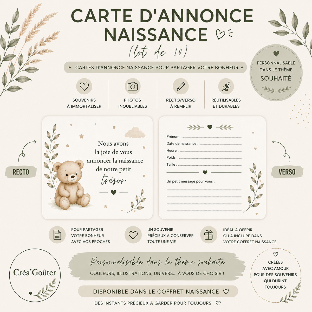 Coffret Bienvenue Bébé