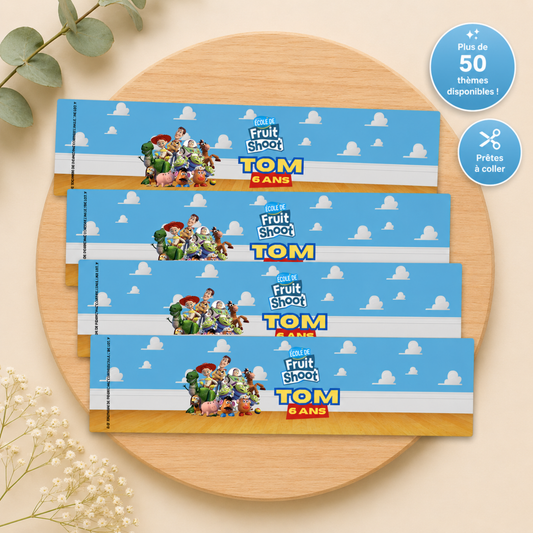 Étiquettes Fruit Shoot Personnalisées (Lot de 5)