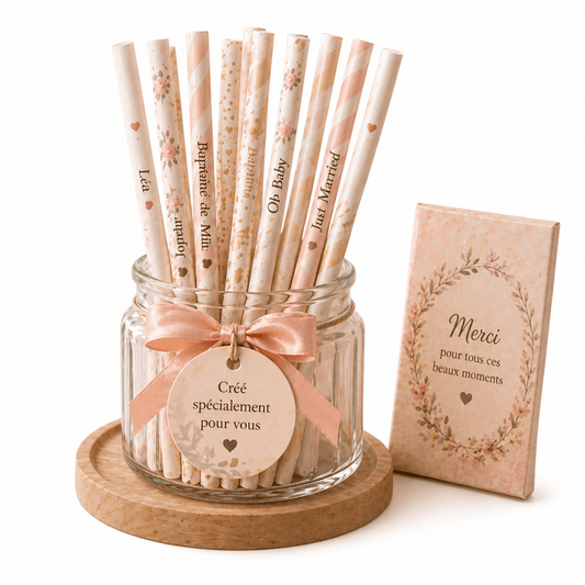 Pailles (lot de 3) - Créa'Goûter - 