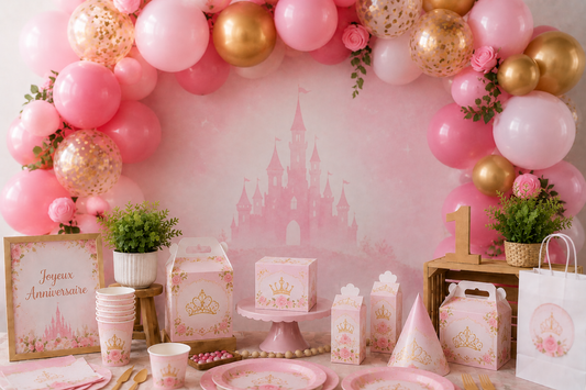 Thème Princesse Rose Enchantée